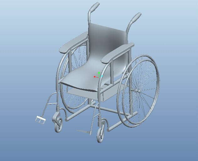 轮椅 3D模