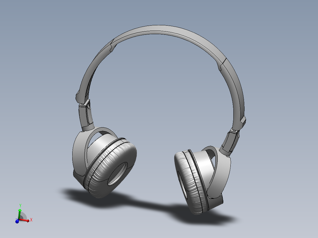 插卡的耳机主视图