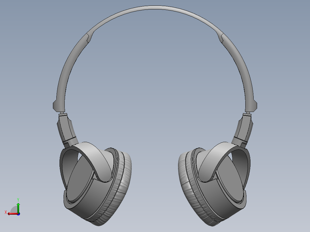 插卡的耳机后视图