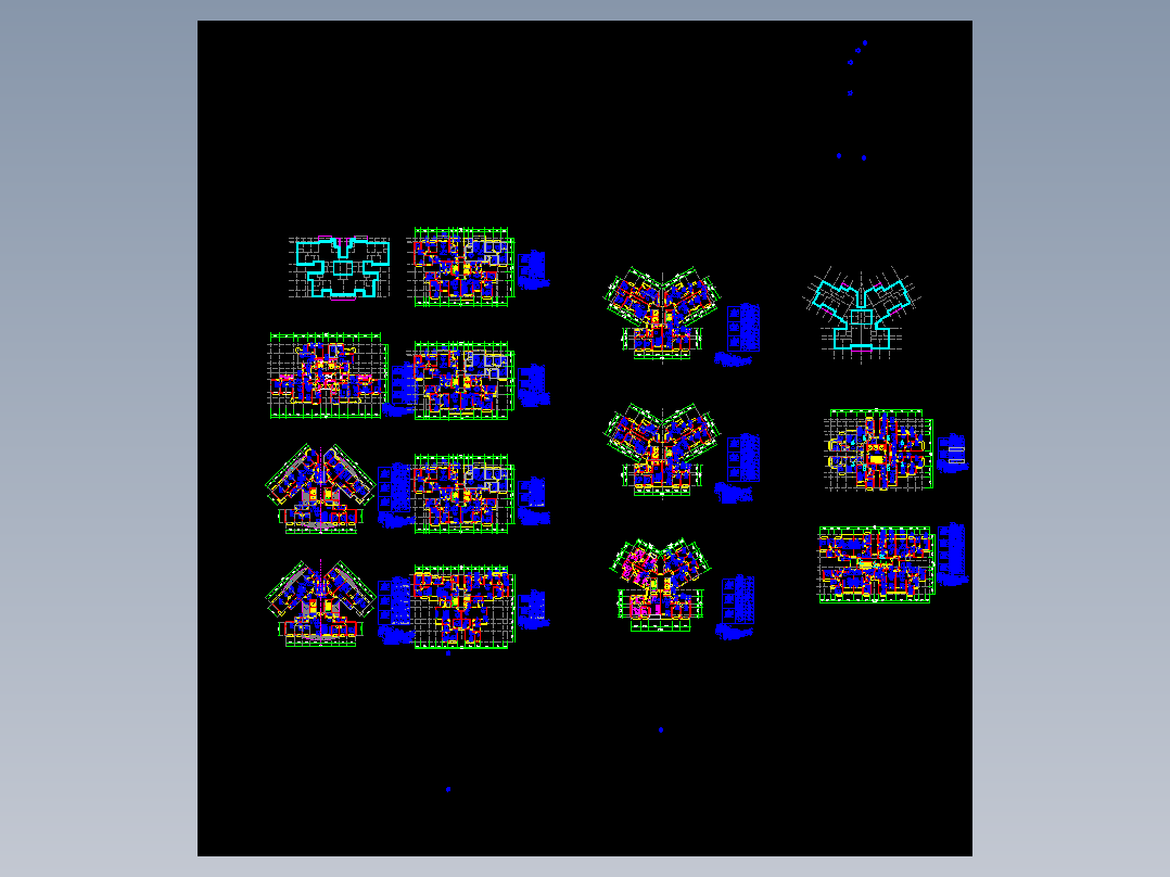 高层住宅户型图