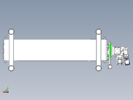五轴全自动弯管机总图后视缩略图