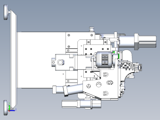 五轴全自动弯管机总图左视缩略图