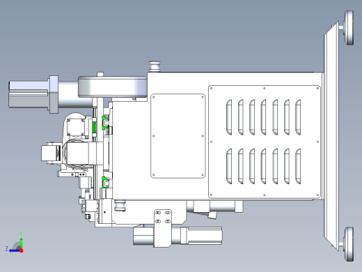 五轴全自动弯管机总图右视缩略图