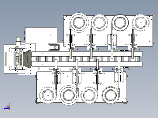 螺丝包装机（8个振动盘送料）右视缩略图