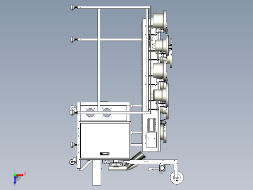 螺丝包装机（8个振动盘送料）俯视缩略图