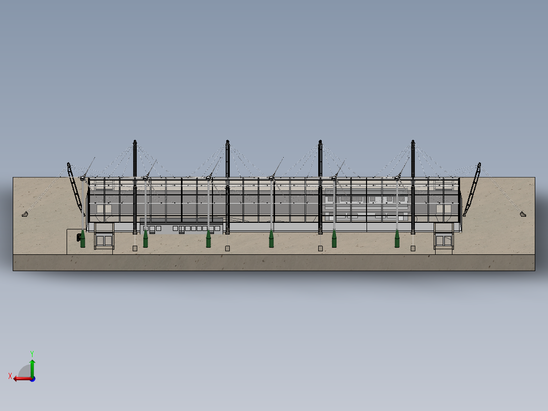温室、温棚(17)后视图