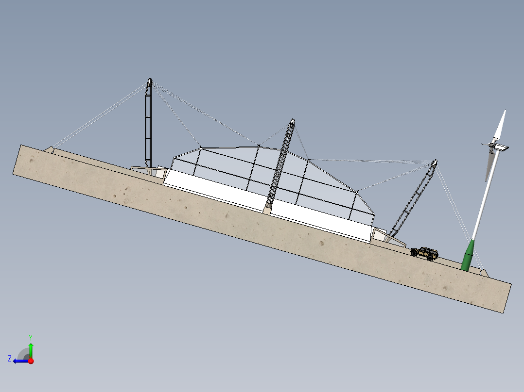 温室、温棚(17)右视图