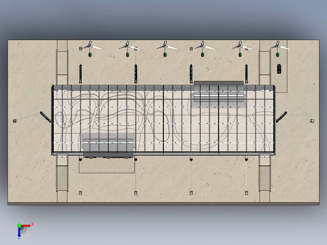 温室、温棚(17)俯视图