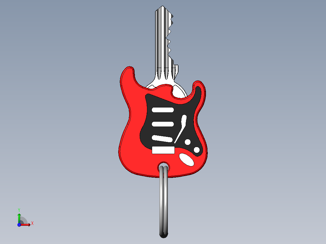 A0002824-钥匙扣 _ 钥匙链前视图