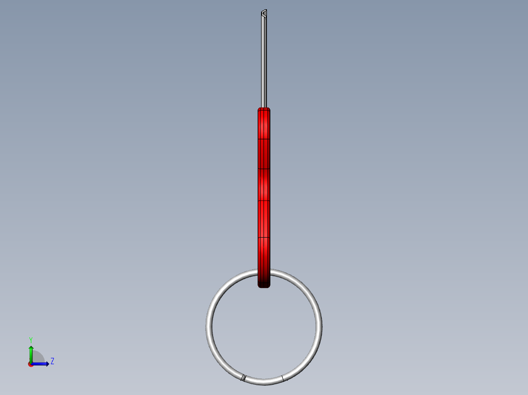 A0002824-钥匙扣 _ 钥匙链左视图