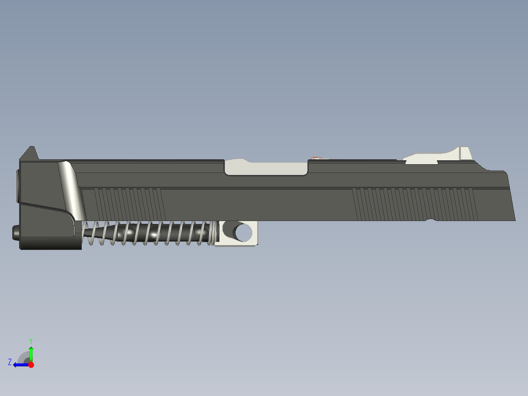 1223-PYa早期，滑动组件右视图