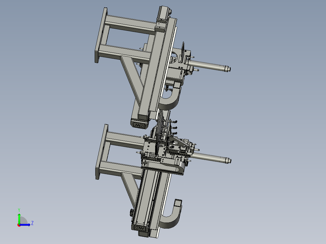 电芯上料机械手组件左视图