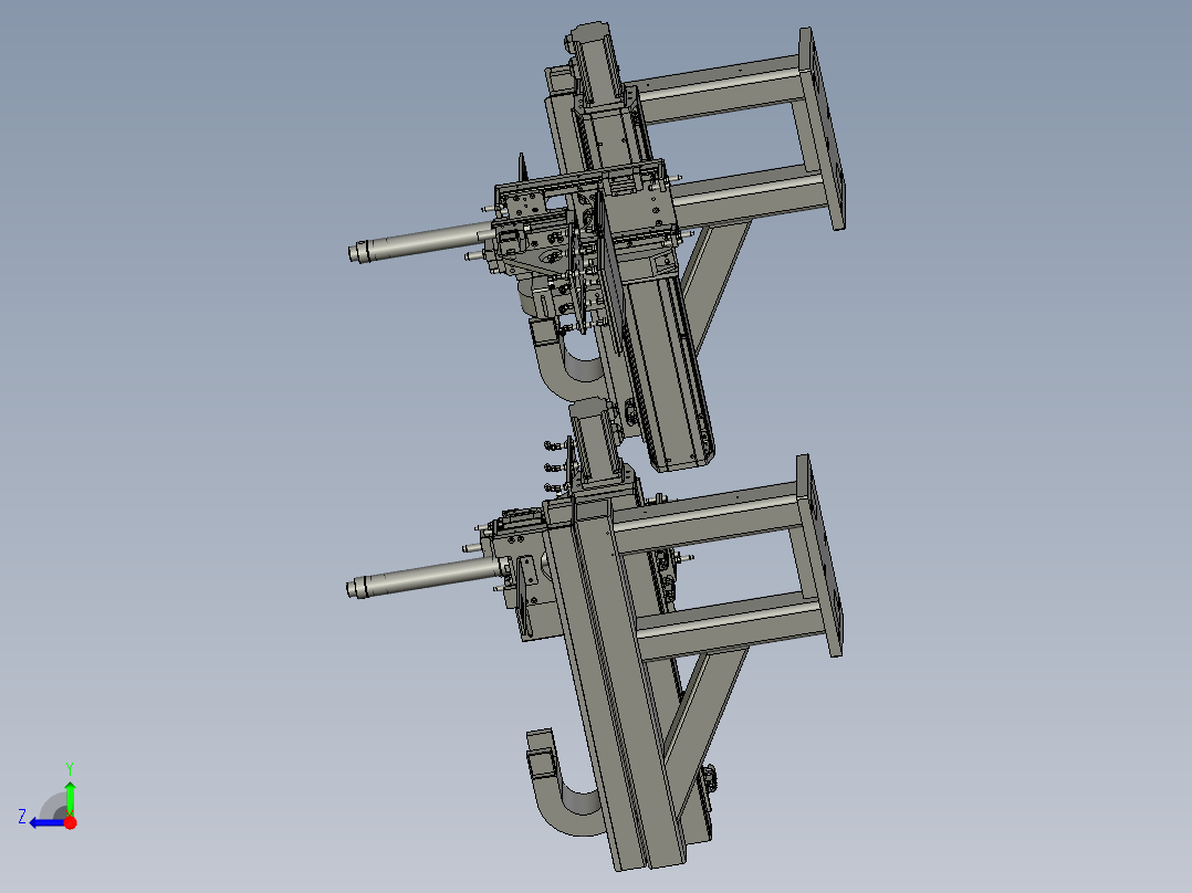 电芯上料机械手组件右视图