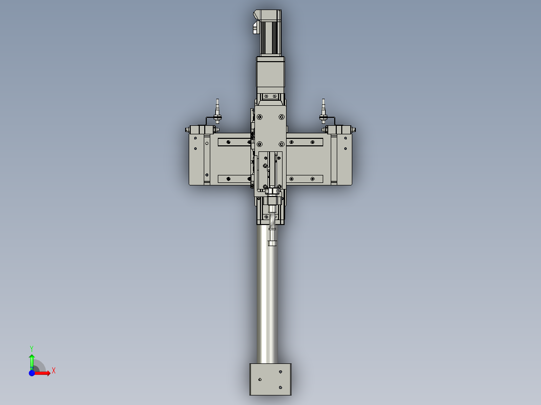 卡簧上料机械手前视图
