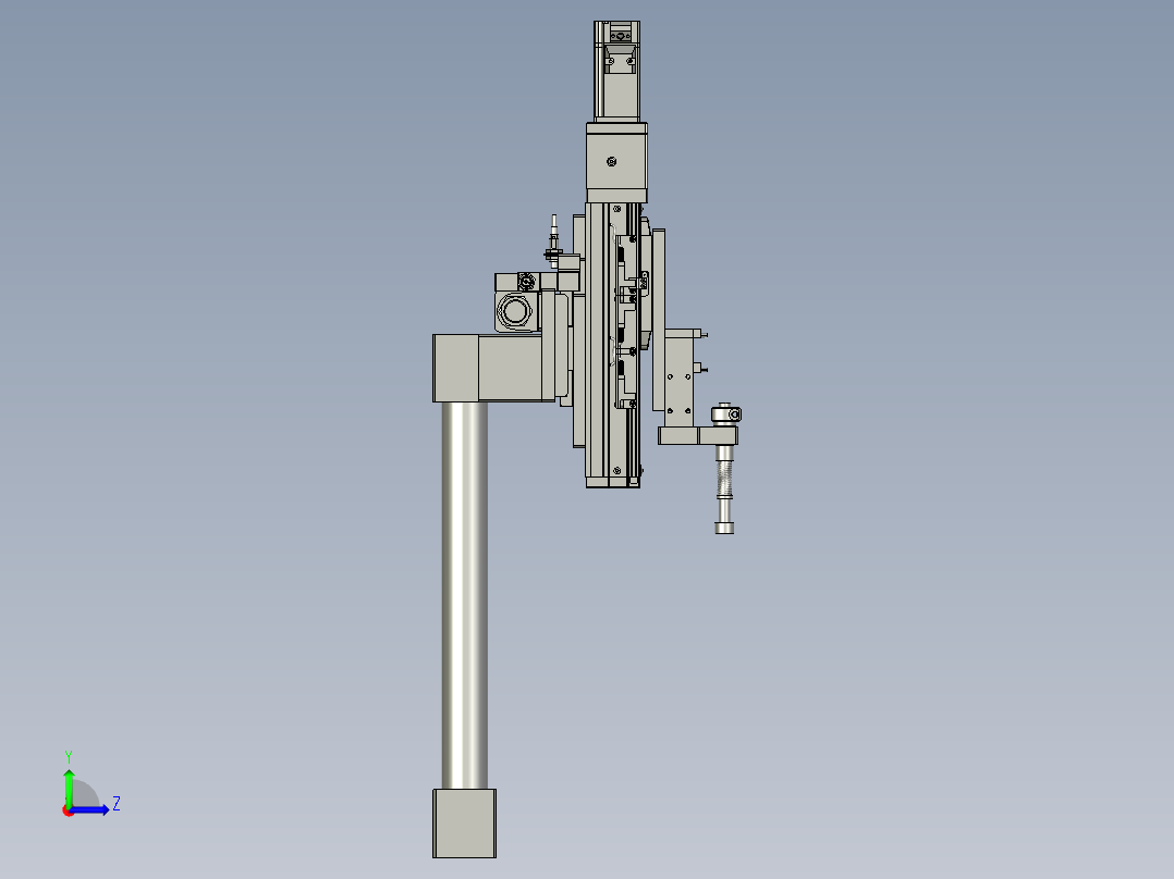 卡簧上料机械手左视图