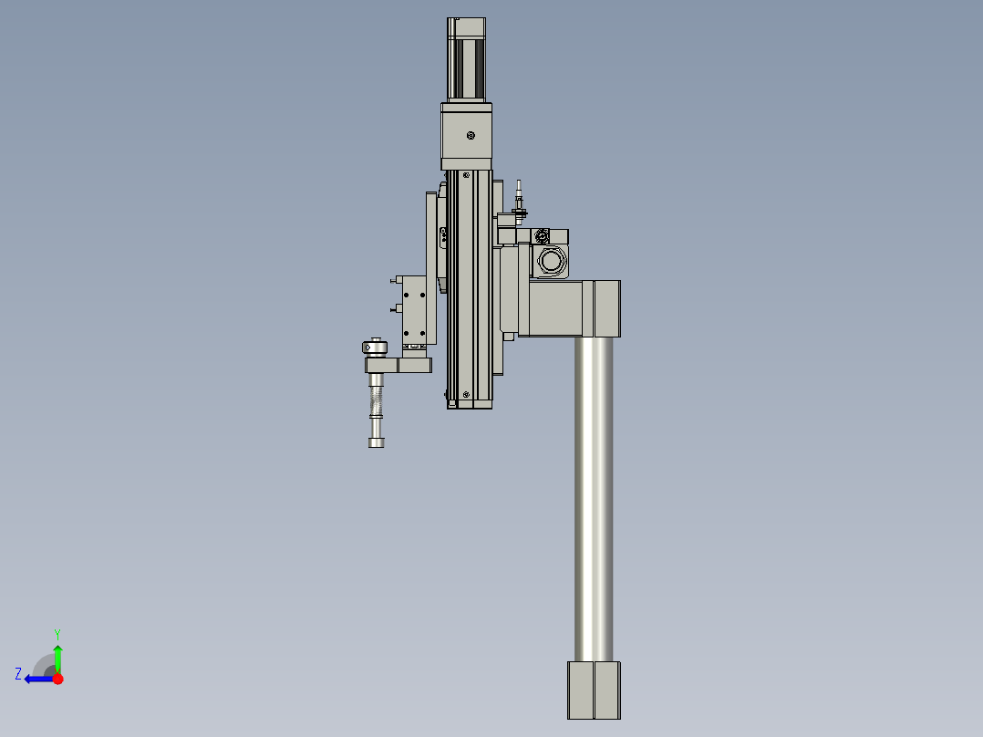 卡簧上料机械手右视图