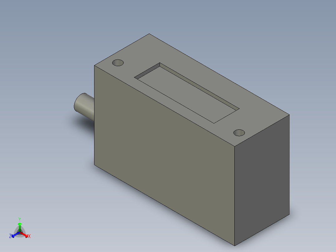 读数头RH100X30D05A-A主视图