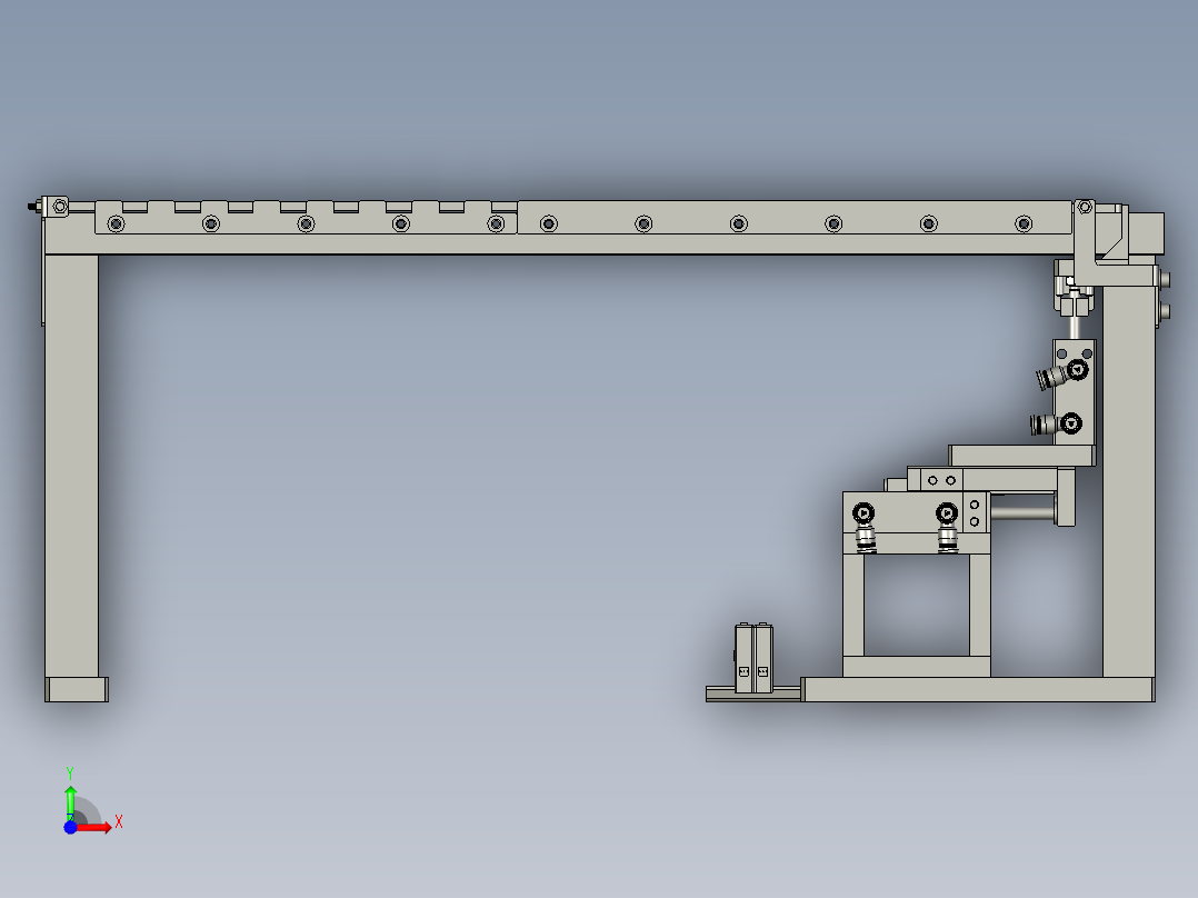 CZXD-07陶瓷片下料前摆料前视图