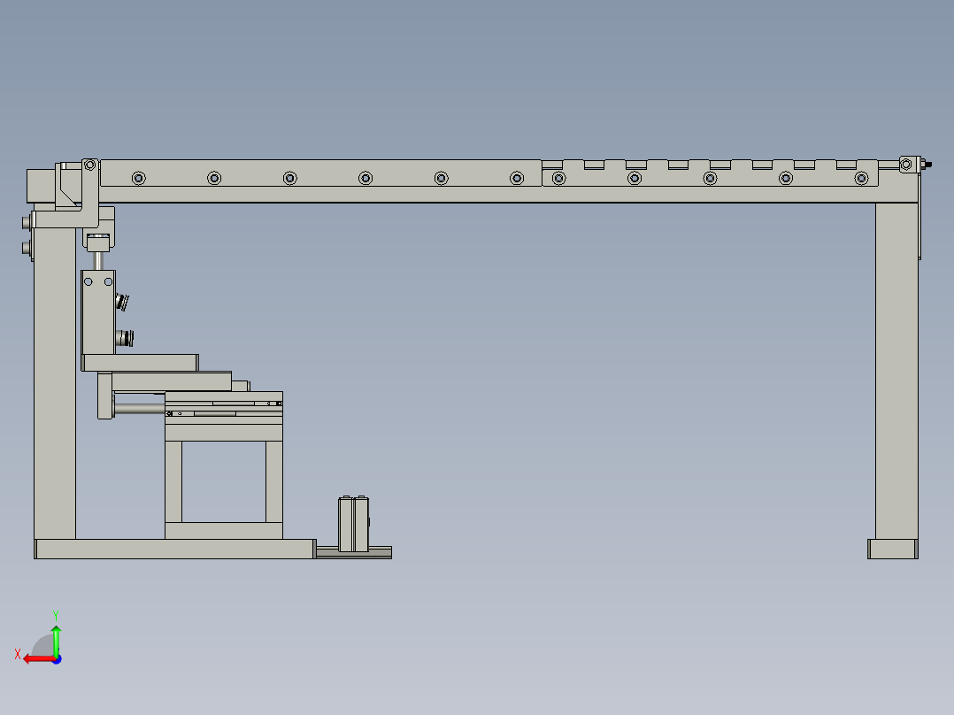 CZXD-07陶瓷片下料前摆料后视图