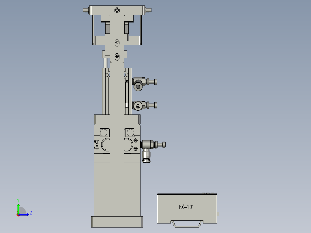 CZXD-07陶瓷片下料前摆料左视图