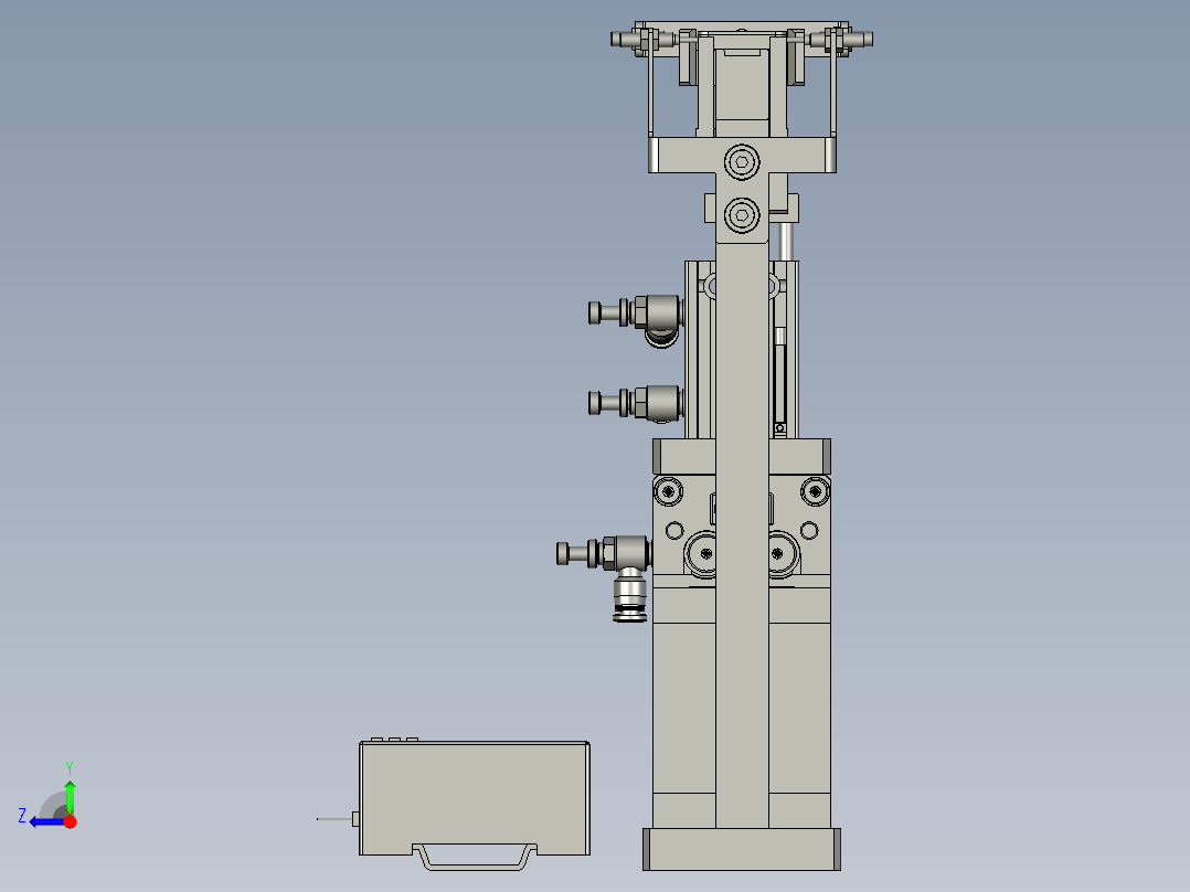 CZXD-07陶瓷片下料前摆料右视图