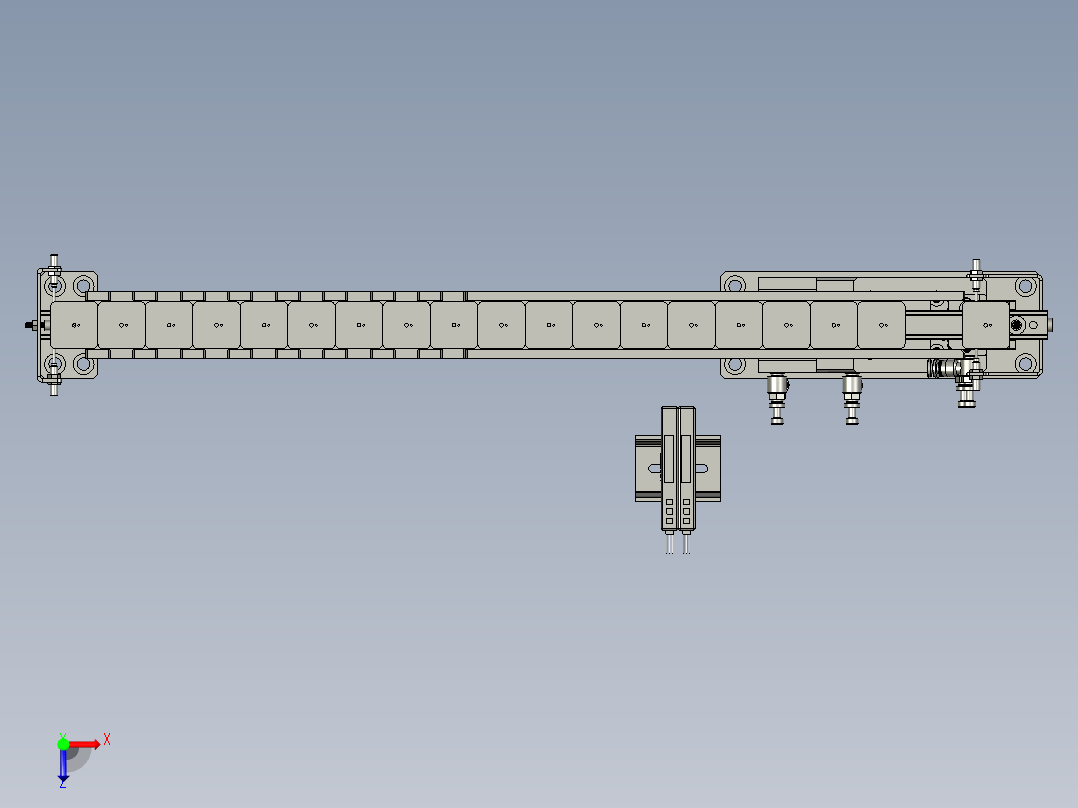 CZXD-07陶瓷片下料前摆料俯视图