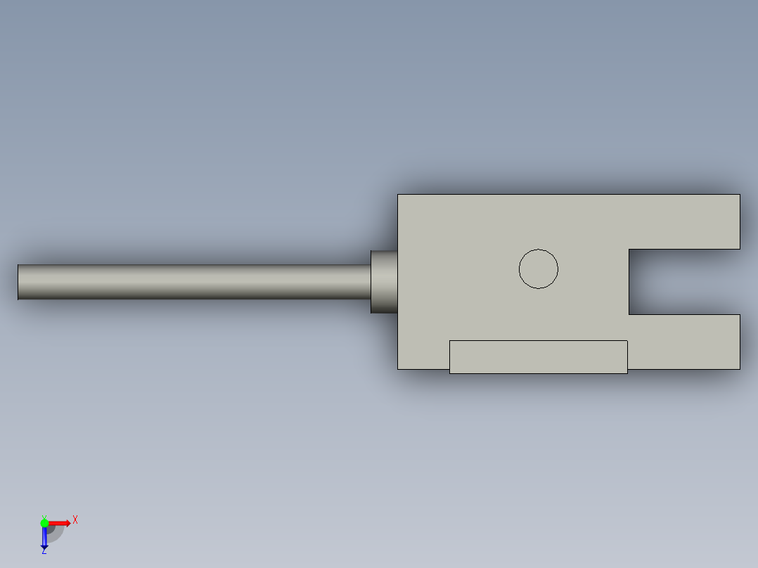 光电传感器PM-R44俯视图
