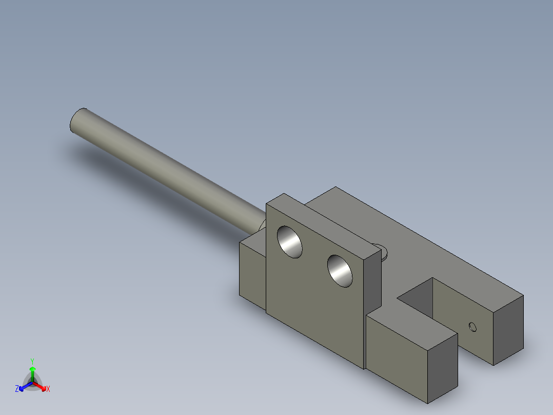 光电传感器PM-R44正等轴测图