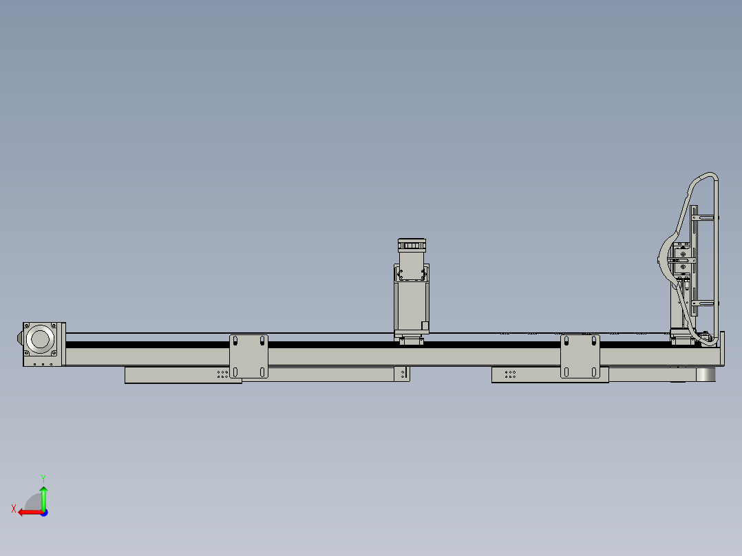 取料机械手后视图