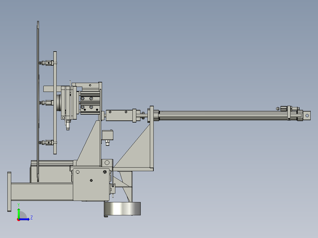 取料机械手左视图