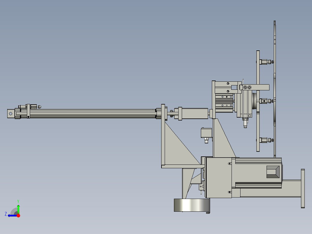 取料机械手右视图