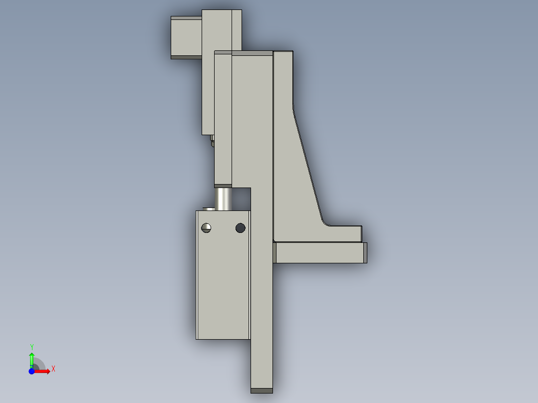 08-00阻挡组件V10前视图