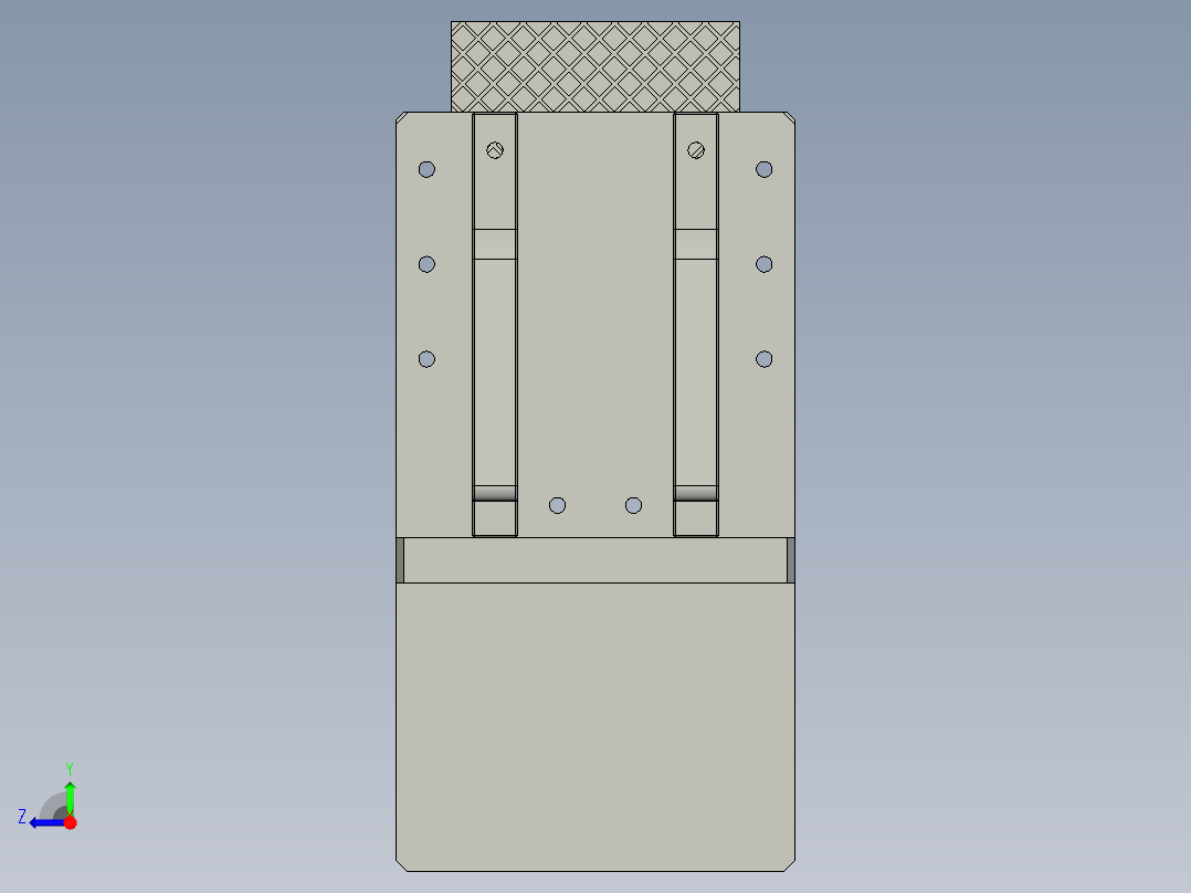 08-00阻挡组件V10右视图