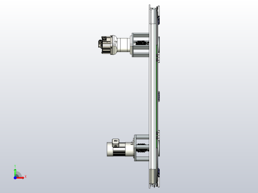 V44-800矩形链条环形导轨（型材）前视缩略图