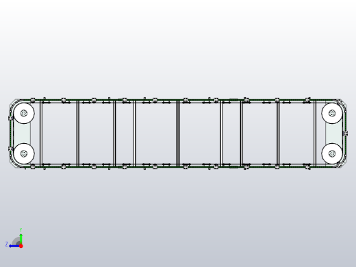 V44-800矩形链条环形导轨（型材）右视缩略图