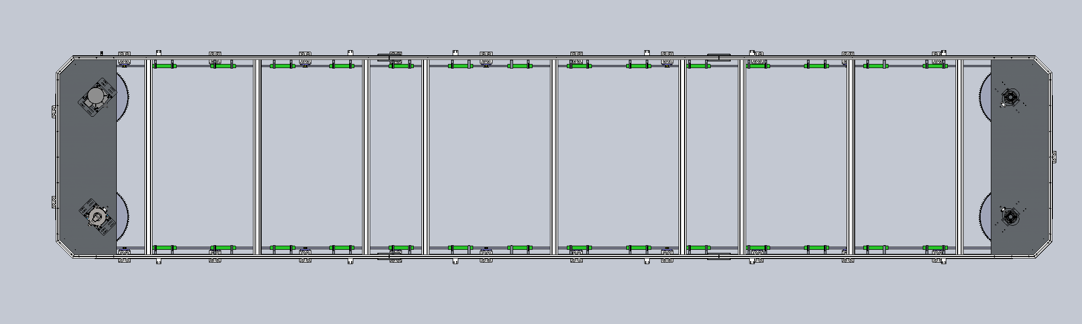 V44-800矩形链条环形导轨（型材）