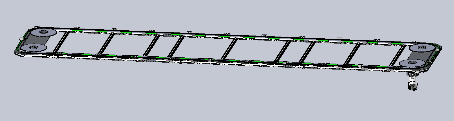 V44-800矩形链条环形导轨（型材）