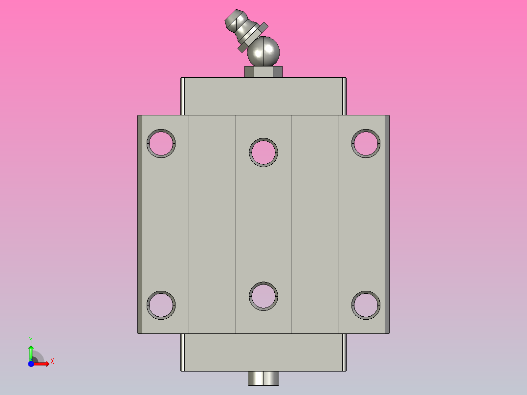 滑块KWVE25前视图