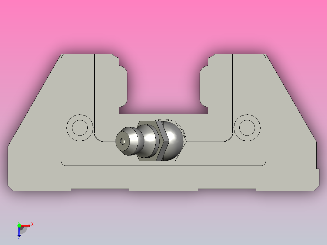 滑块KWVE25俯视图