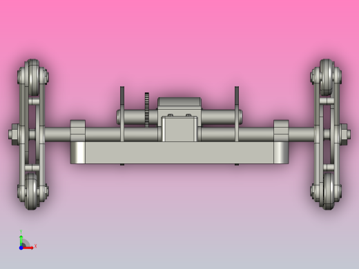 助老助残爬楼梯轮椅的设计(含CAD图,PROE三维,仿真运动视频)(任务书,开题报告,外文翻译,论文说明书10000字,CAD图纸8张,PROE三维图,仿真运动视频)前视缩略图