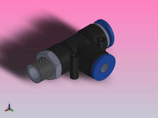 IPD-N 螺纹侧三通-NPT螺纹_IPD1-4-NO1