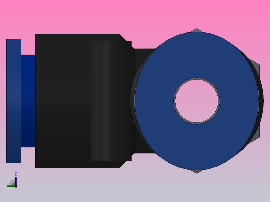 IPD-N 螺纹侧三通-NPT螺纹_IPD1-4-NO1后视图