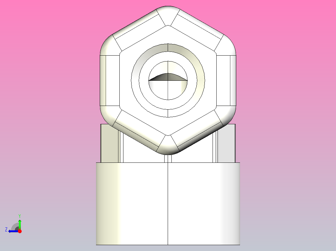 母弯头W6FE6右视图