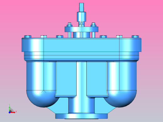 PⅡ-10 排气阀[PⅡ-10-DN100]前视缩略图