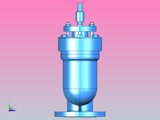 PⅡ-10 排气阀[PⅡ-10-DN100]左视缩略图