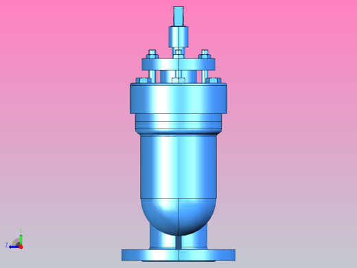 PⅡ-10 排气阀[PⅡ-10-DN100]右视缩略图