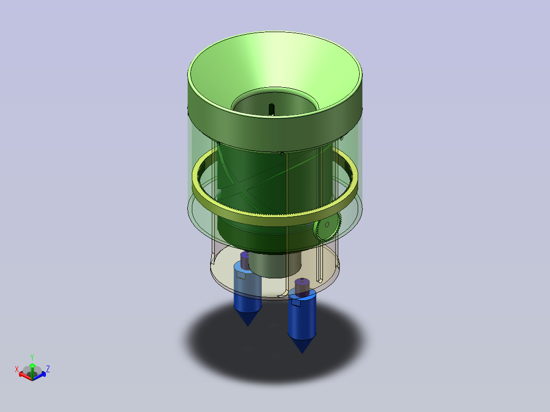 水面落叶清扫机SW21主视图