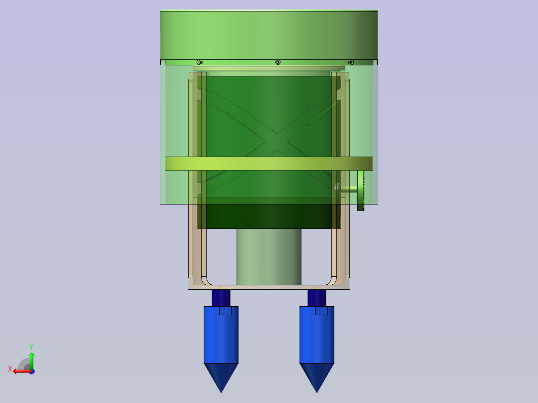 水面落叶清扫机SW21后视图