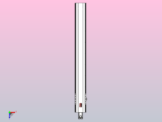日规模组半封闭丝杆TPA-HNR-202D-2510C-L1550-M-Y-P75-N3俯视缩略图