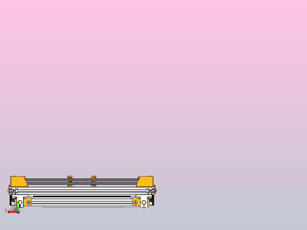 CoreXY框架(1)后视图